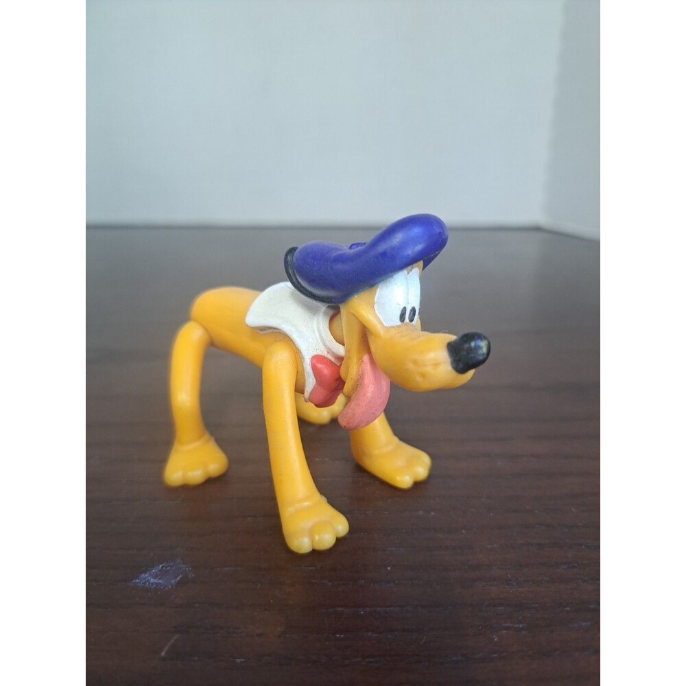 Vintage 1993 Disney Epcot Pluto Poseable Figure